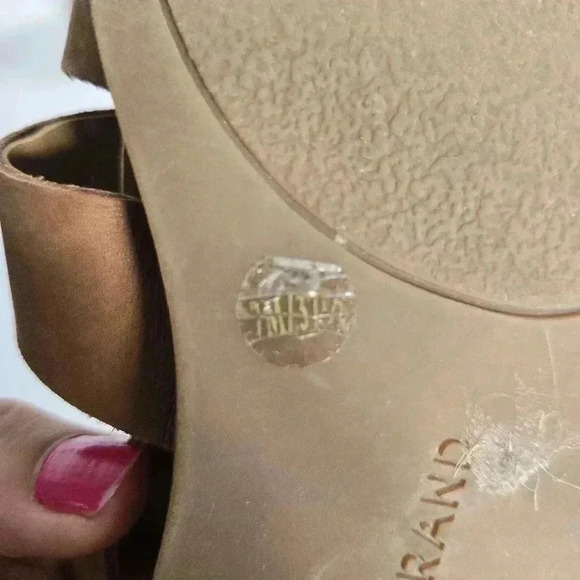 Lucky Brand Gladiator woven Brown Leather Sandals Sz 7 or 37.5 - Picture 8 of 10